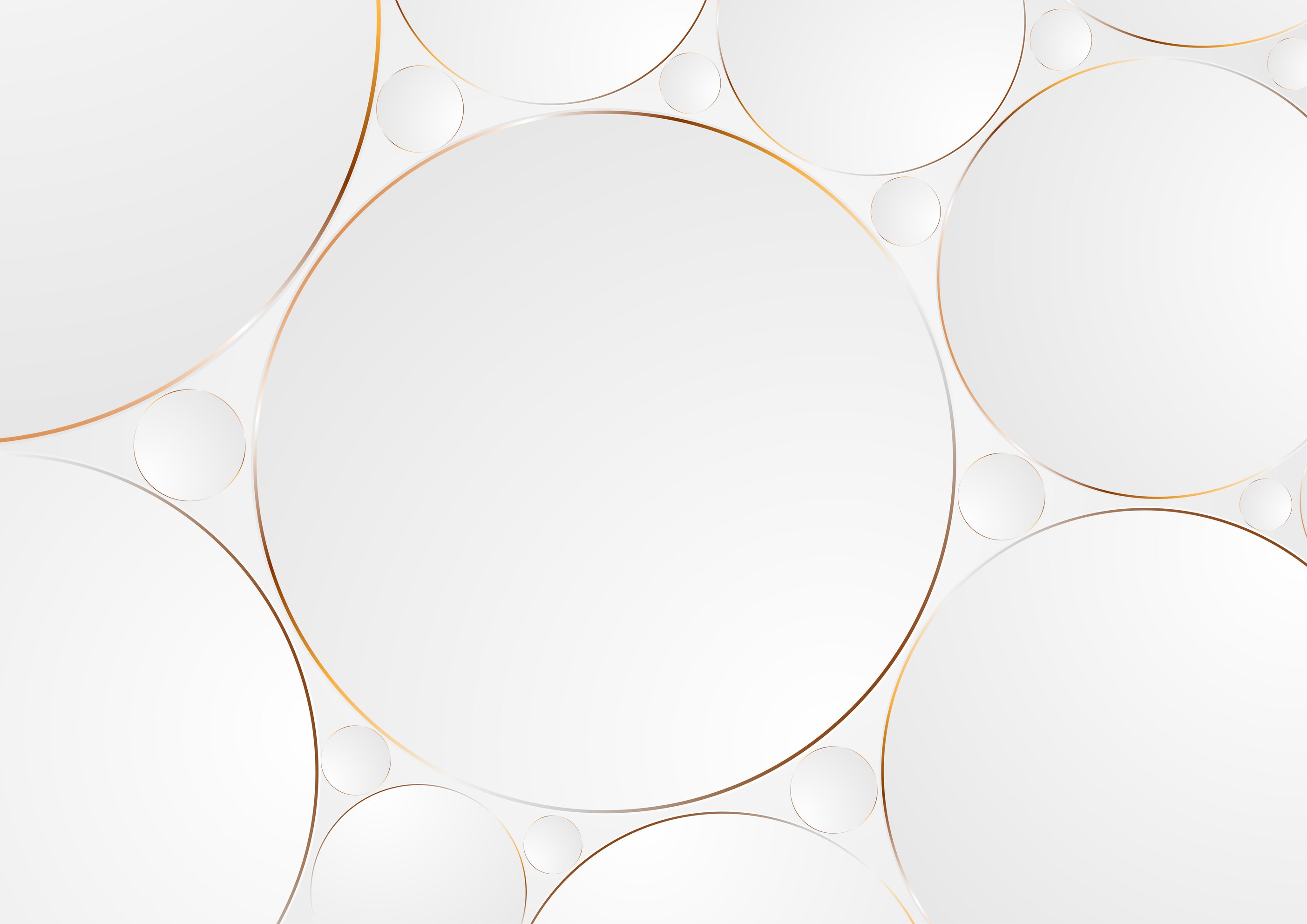 Grey bronze circles abstract corporate background