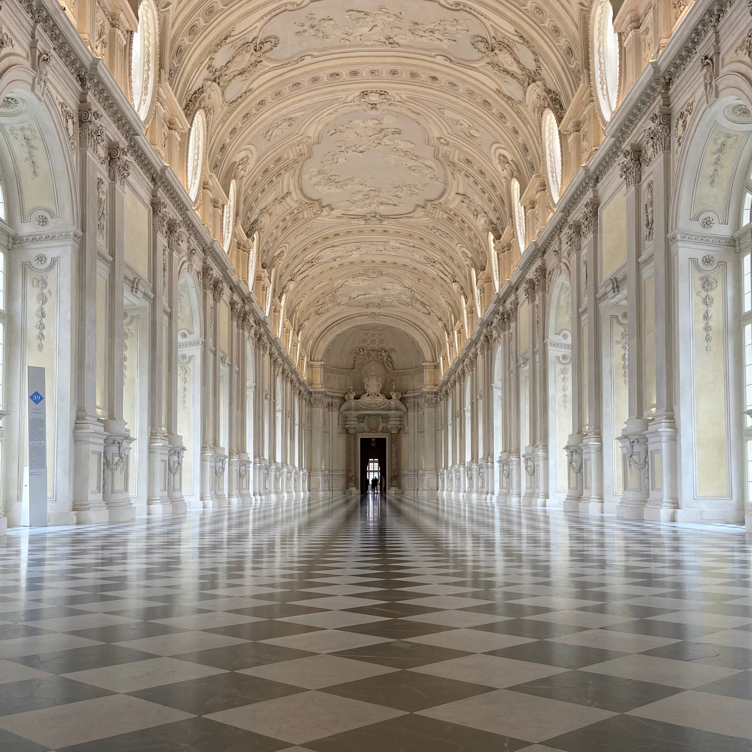 Hallway in La Venaria Reale, Palace of Venaria