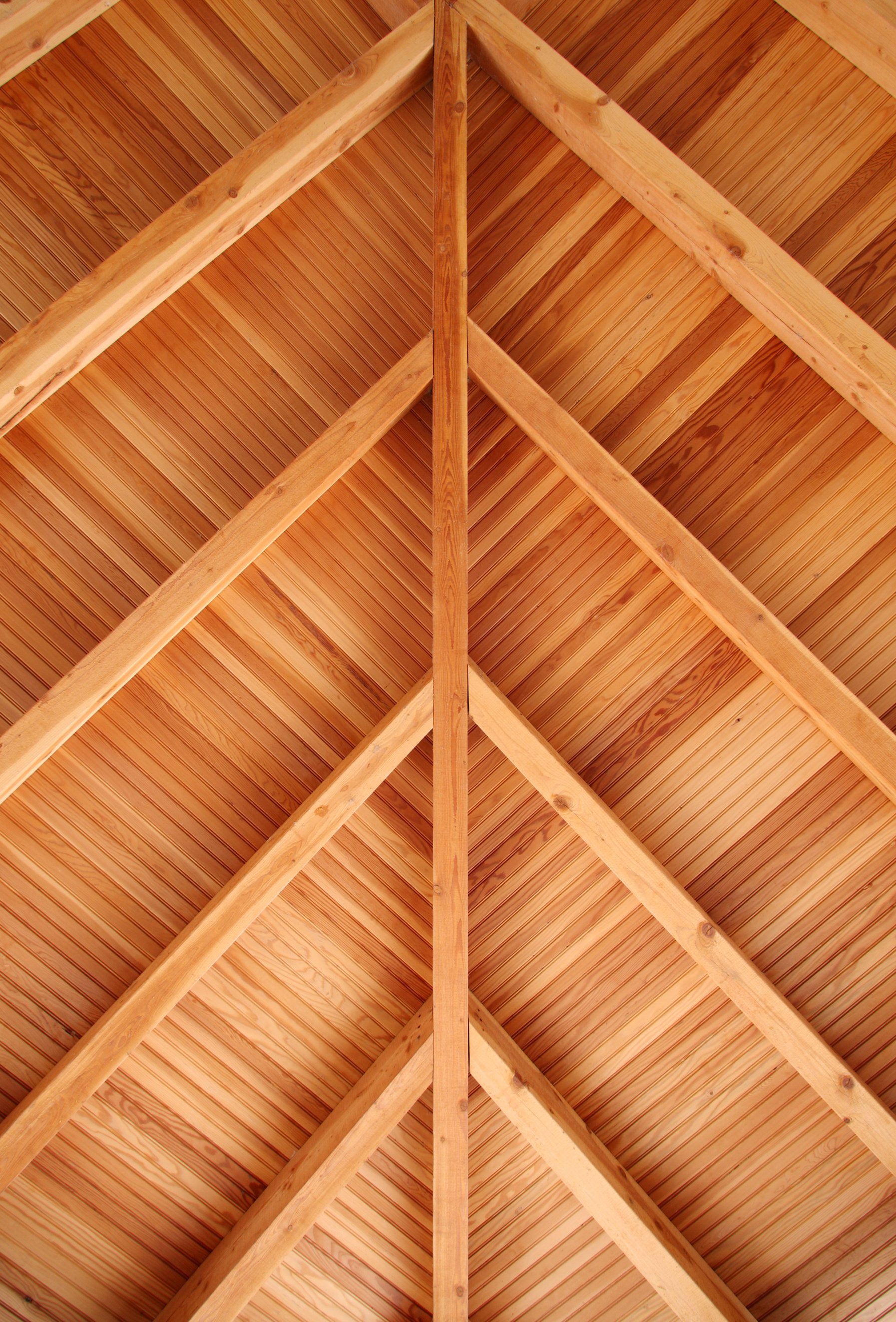 Porch Ceiling, Fir Tongue and Groove Bead Board