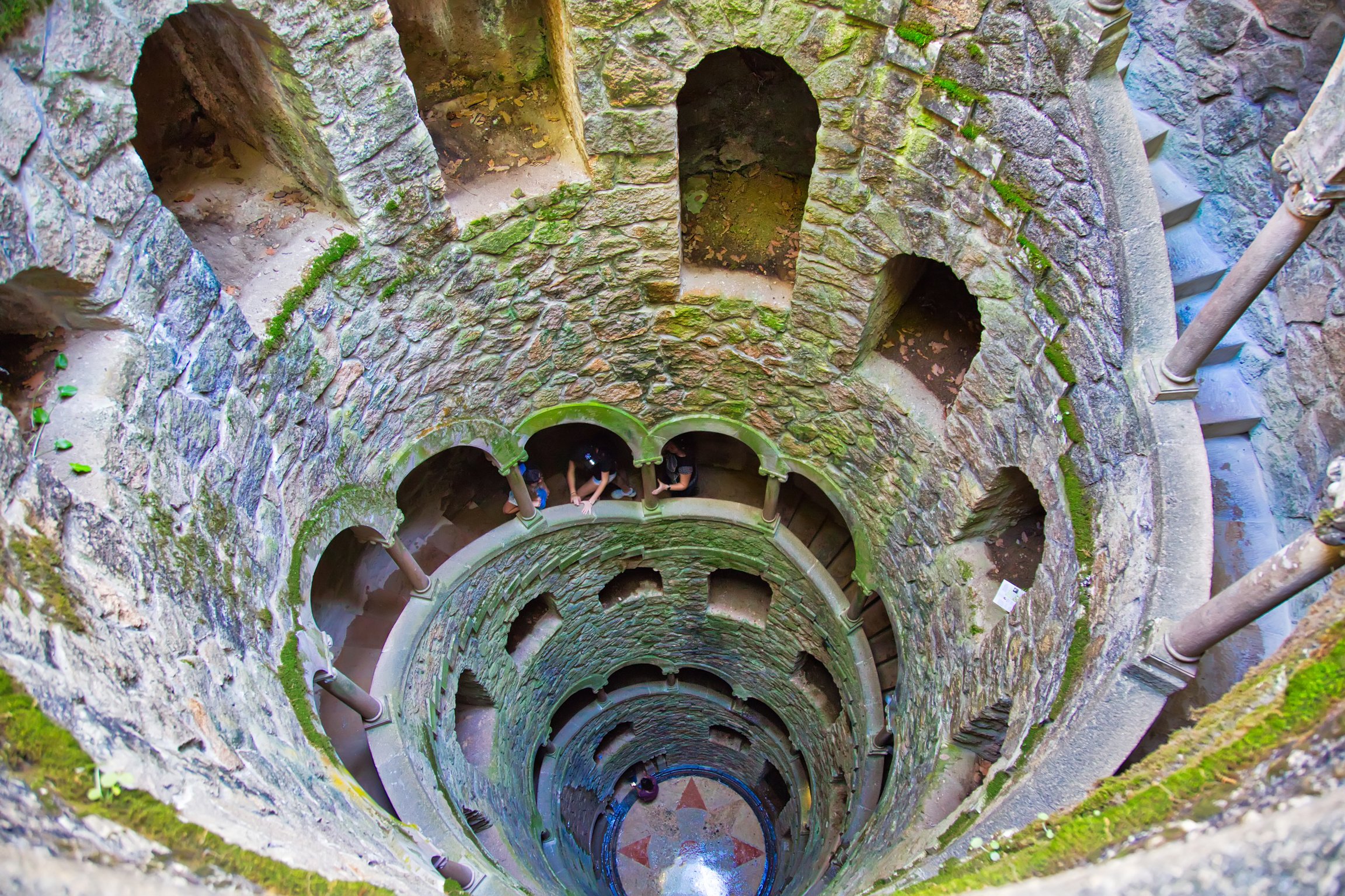 Cascais, Portugal-May 10, 2019: Quinta Da Regaleira Scenic Castl