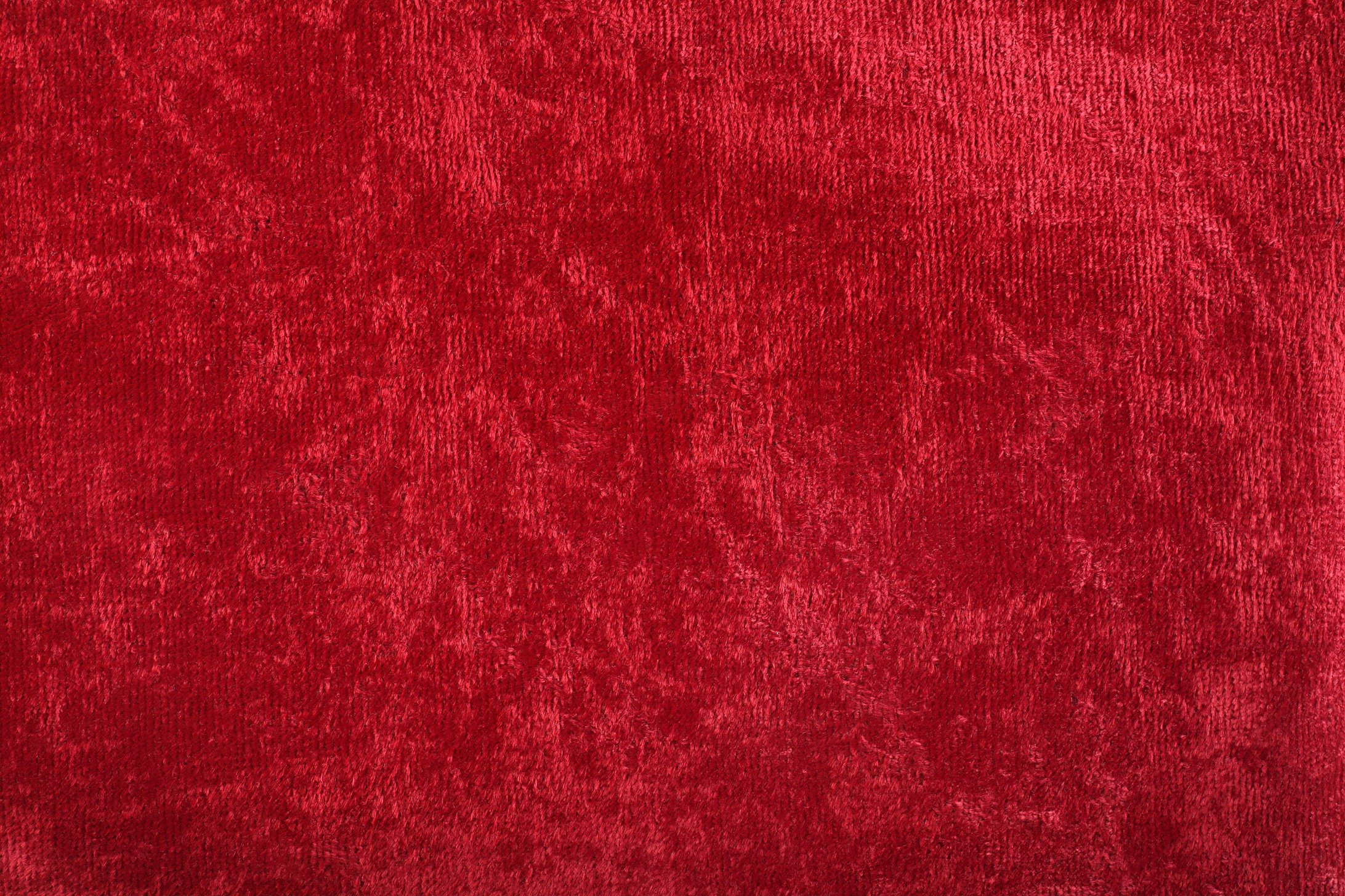 Red Plush Textile Background