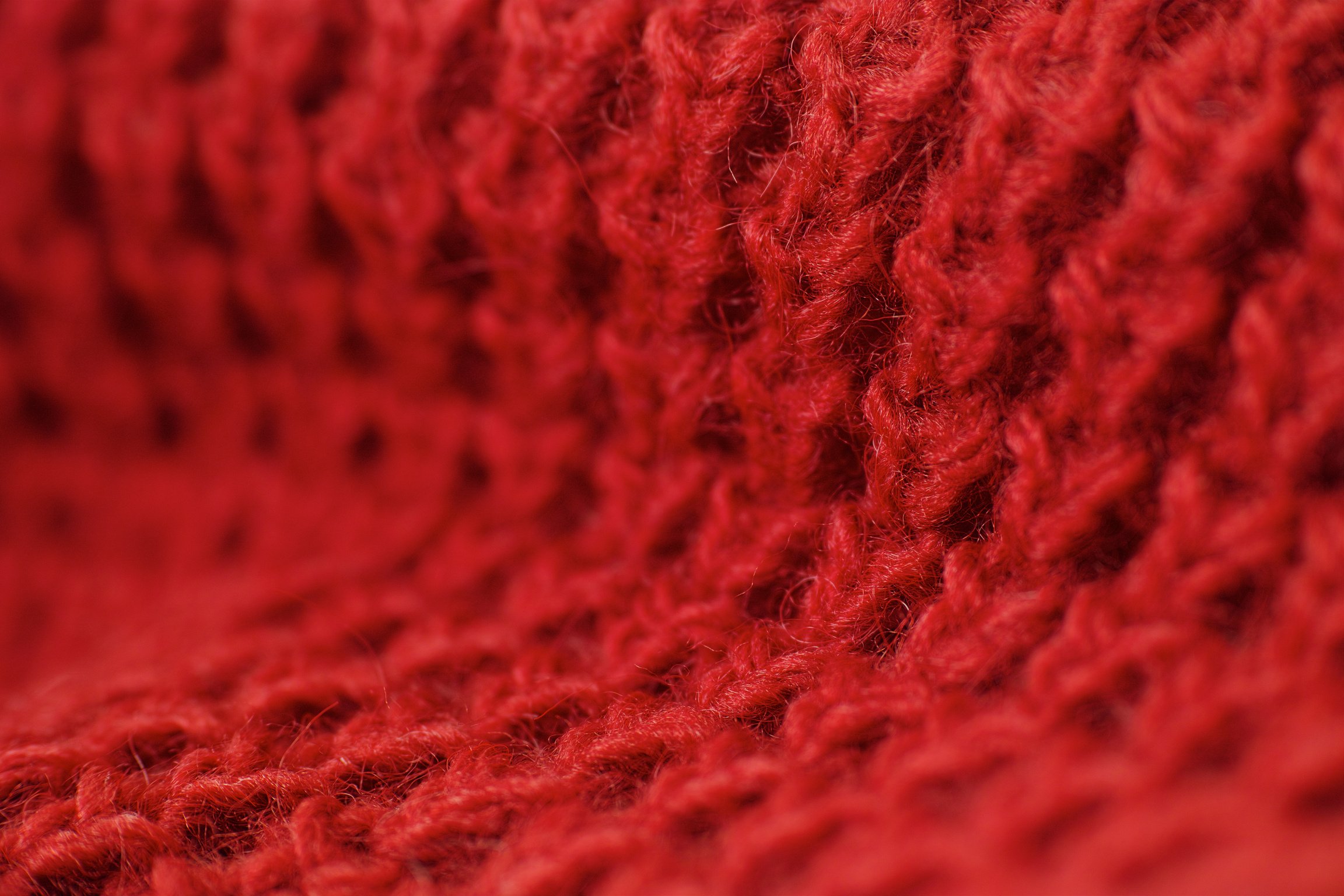 Red Knitted Textile